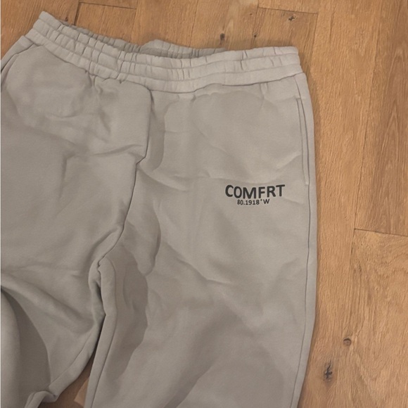 NWT Comfrt Men's Joggers Sweatpants. Stone. 2XL - Picture 8 of 9